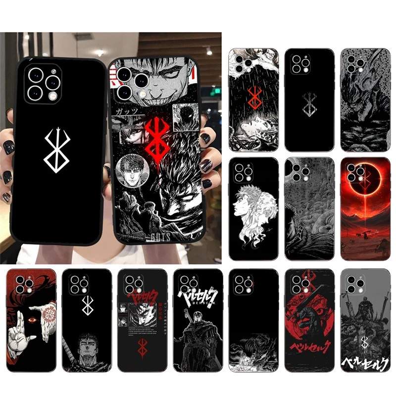 Capa Berserk Guts: Proteção Épica para seu iPhone!