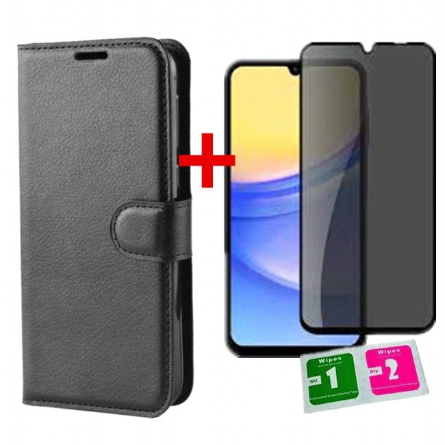 Capa Carteira Couro Motorola + Película Privativa 3D