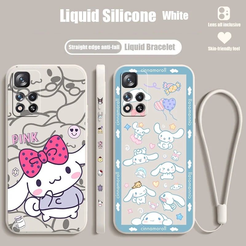 Capa Cinnamoroll: Proteção Fofa para Seu Xiaomi!
