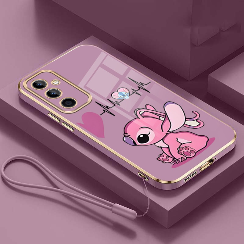 Capa Coração Disney Samsung A56/A36/A26 5G Rosa