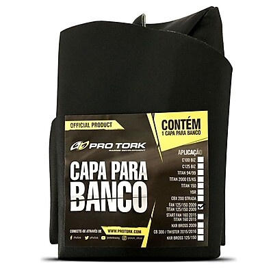 Capa de Banco Pro Tork Honda FAN 125/150 Titan 150 2009