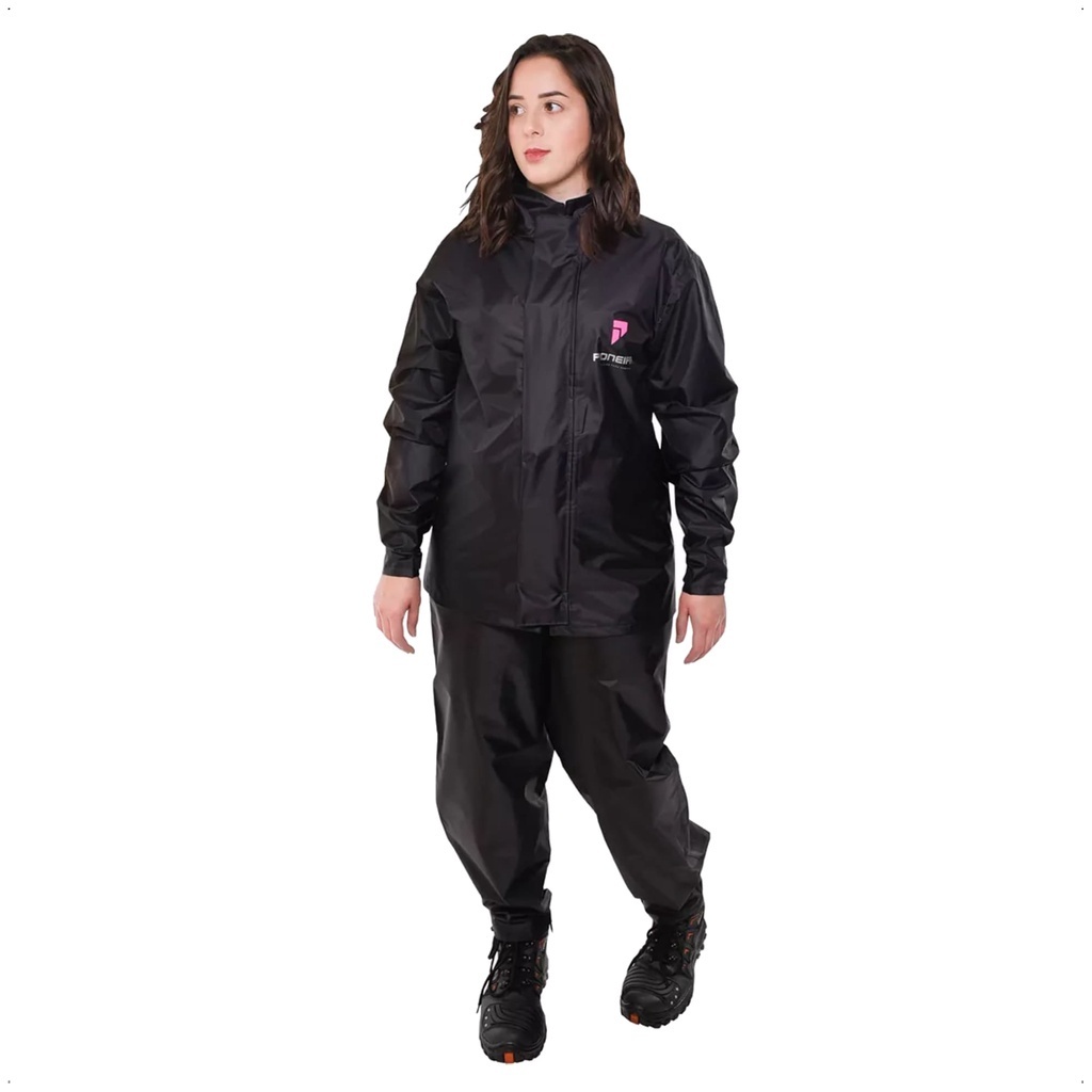 Capa de Chuva Feminina Motoqueiro: Proteção Total!