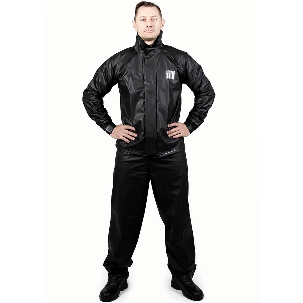 Capa de Chuva Motoqueiro Pantaneiro PVC Eco com Gola – Proteção Total para Motoboy