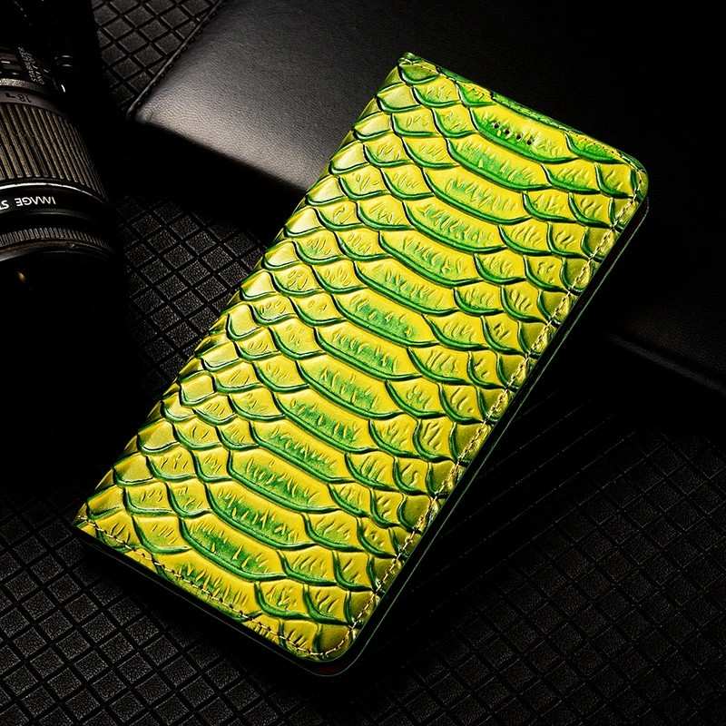 Capa de Couro DragonScale para Samsung