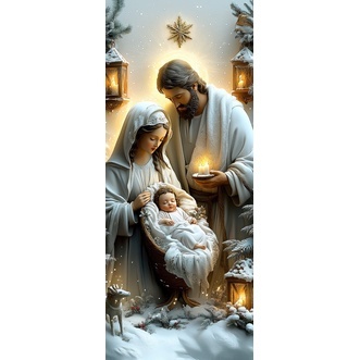 Capa de Porta Natal Cristã: Decore com Fé!