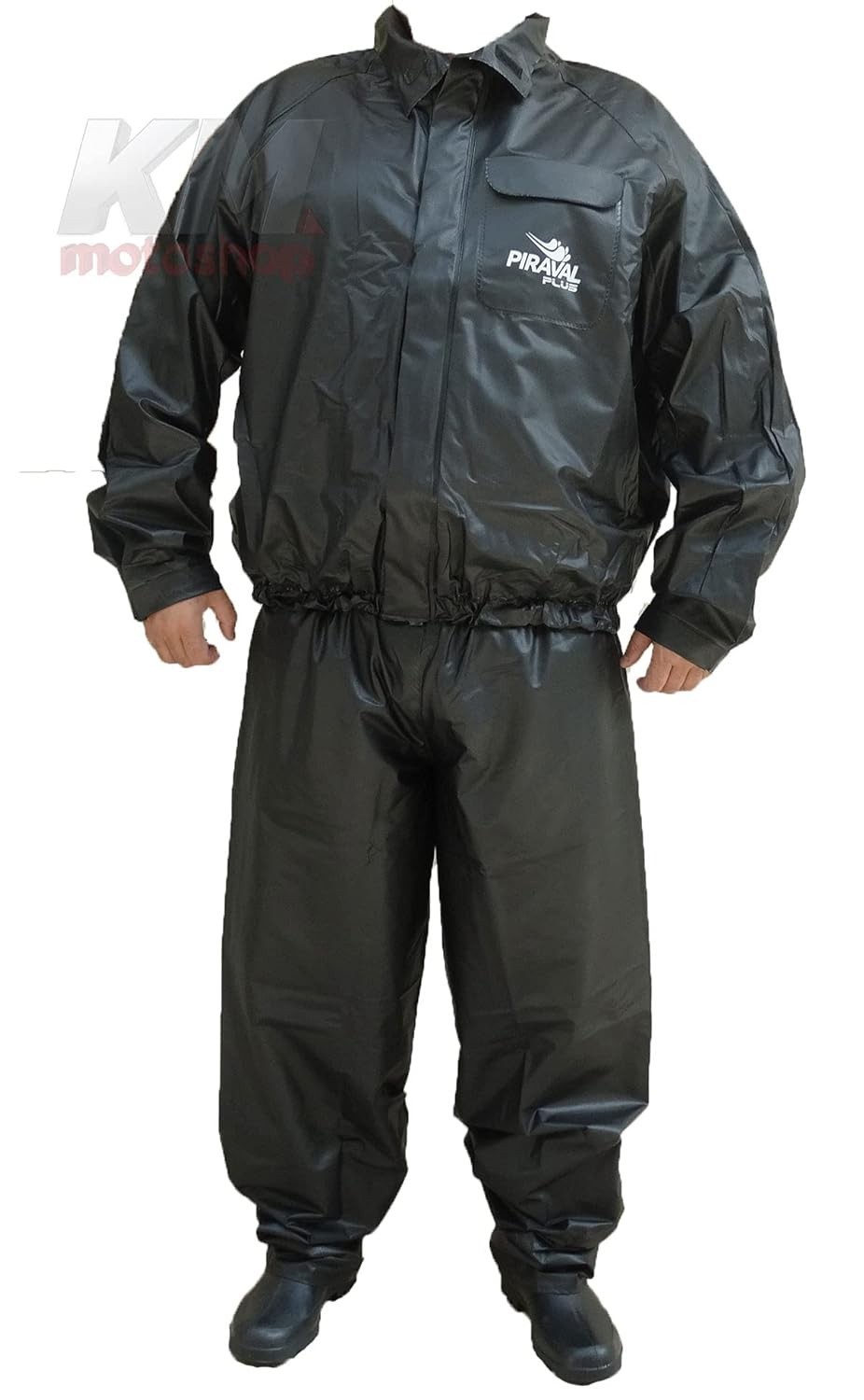 Capa De Chuva Para Motoqueiro Pvc Impermeavel Piracapas c/bolso