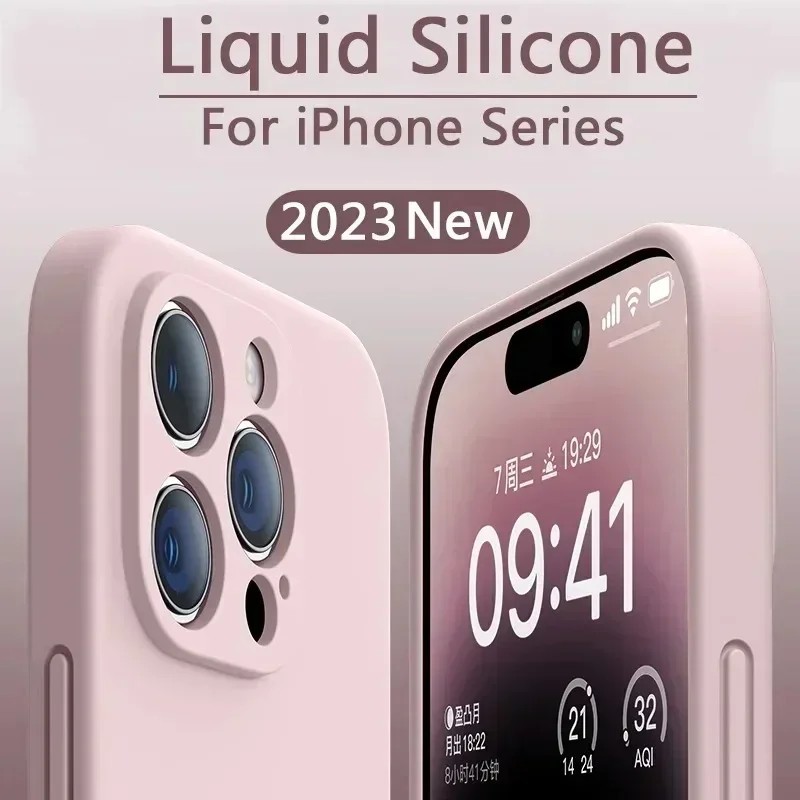 Capa de Silicone Líquido iPhone
