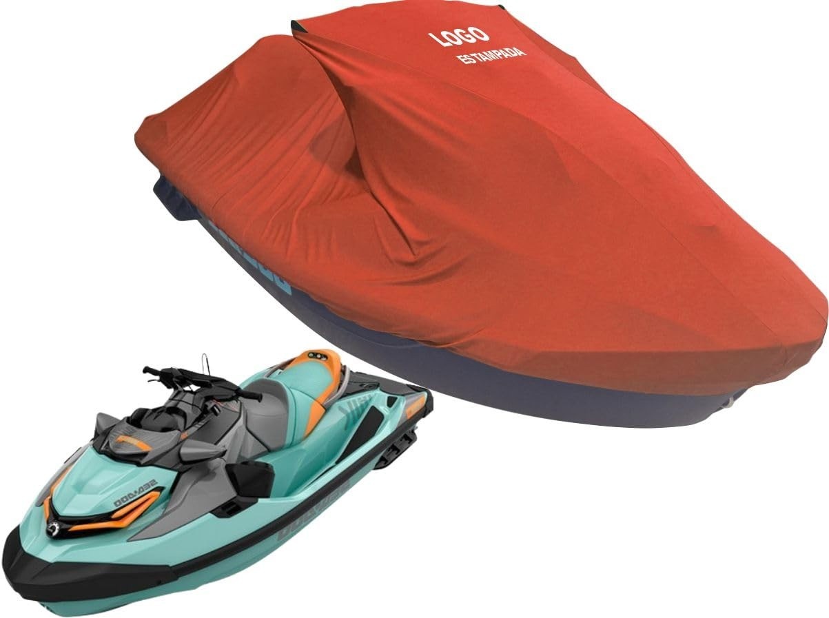 Capa Premium para Jet Ski Sea Doo Wake Pro 230 (Vermelho) - Proteção Total!