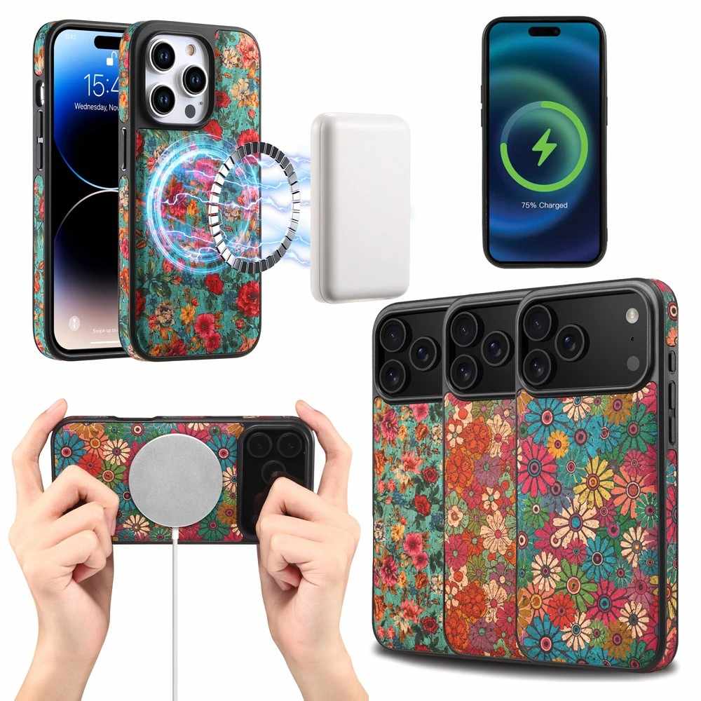 Capa Floral Magnética iPhone: Elegância e Proteção