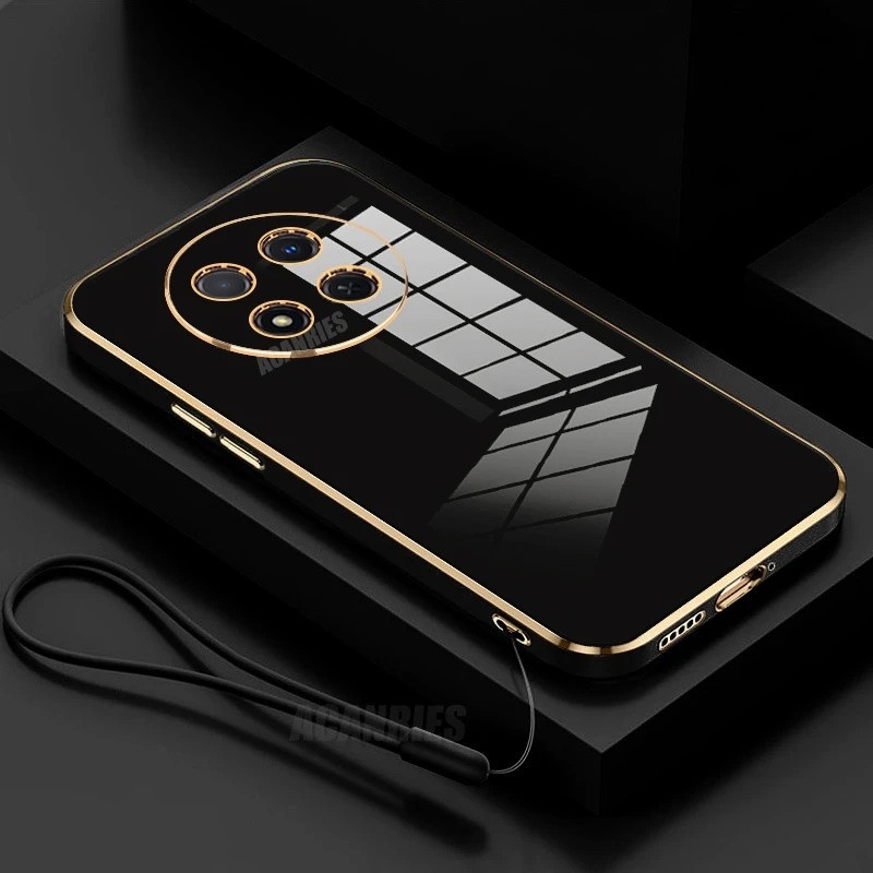 Capa Huawei Honor Magic 7 Lite com Cordão Silicone Luxo