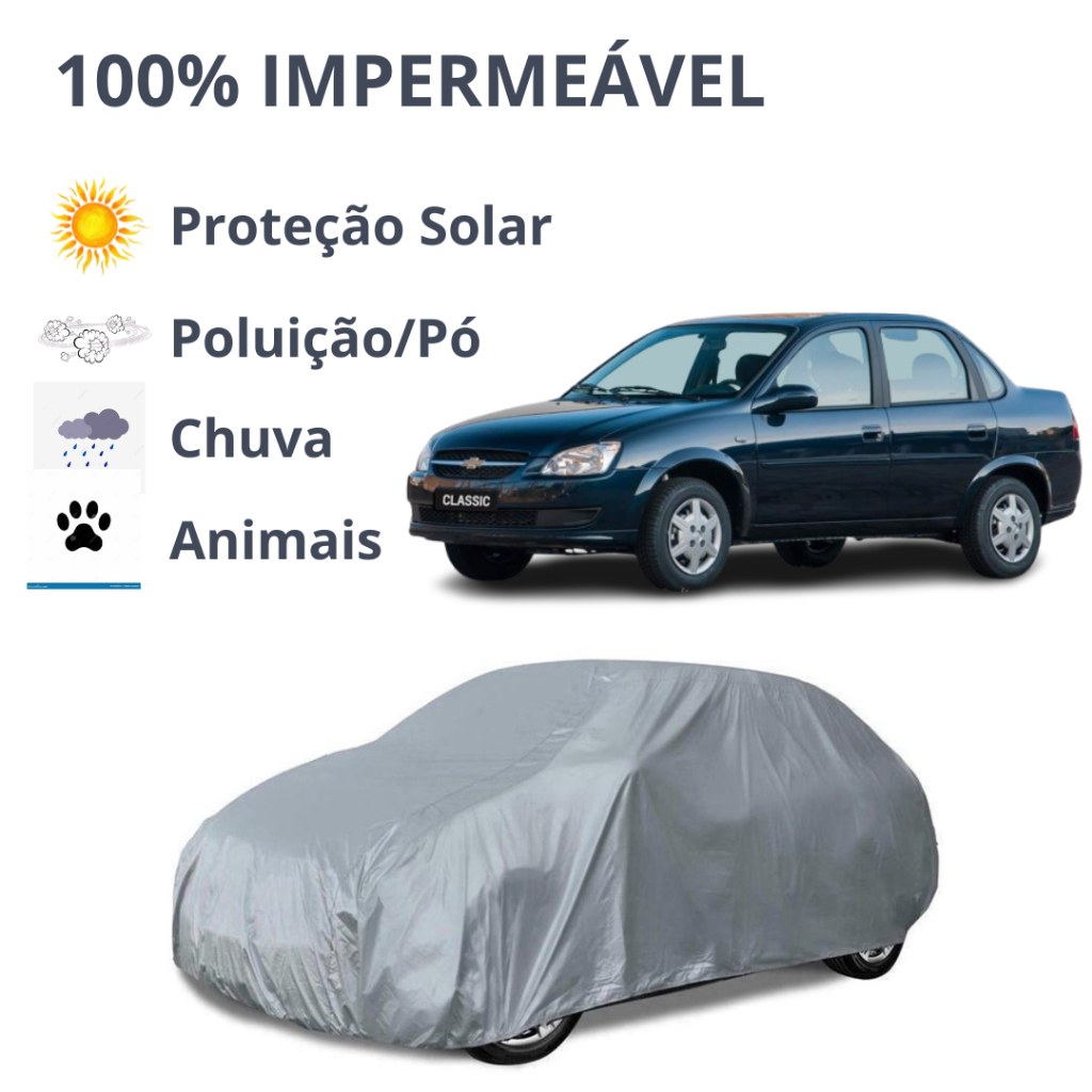 Capa Impermeável para Corsa Classic: Proteção Total contra Sol, Chuva e Poeira