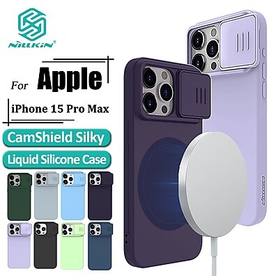 Capa iPhone 15 Pro Max Nillkin CamShield: Proteção Magnética!