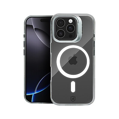 Capa iPhone 16 Pro Max Gshield Crystal Armor Stand – Proteção Sem Amarelar