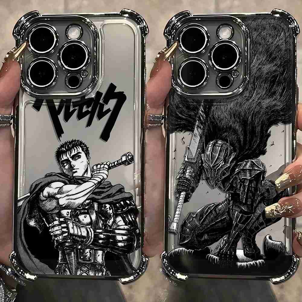 Capa iPhone Berserk: Proteção Anti-Queda e Estilo!