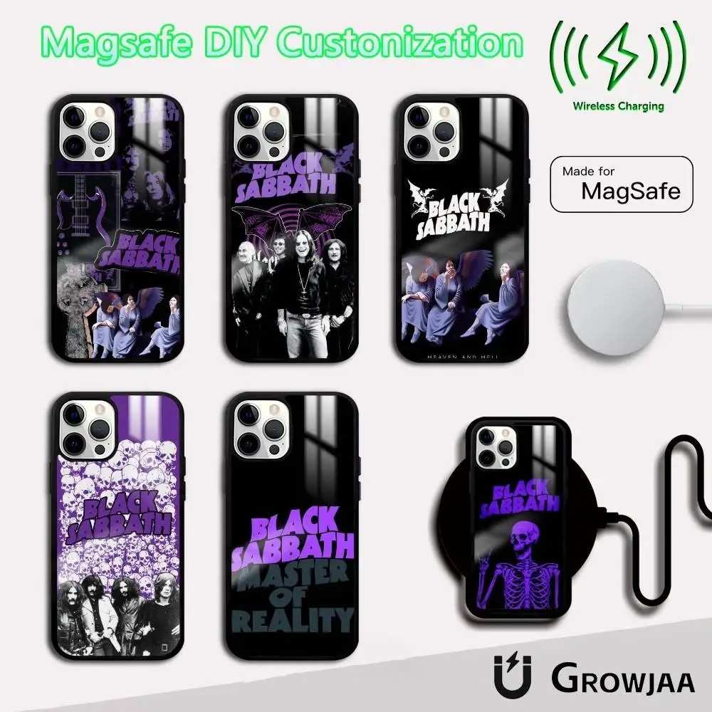 Capa iPhone Black Sabbath: MagSafe e Estilo!