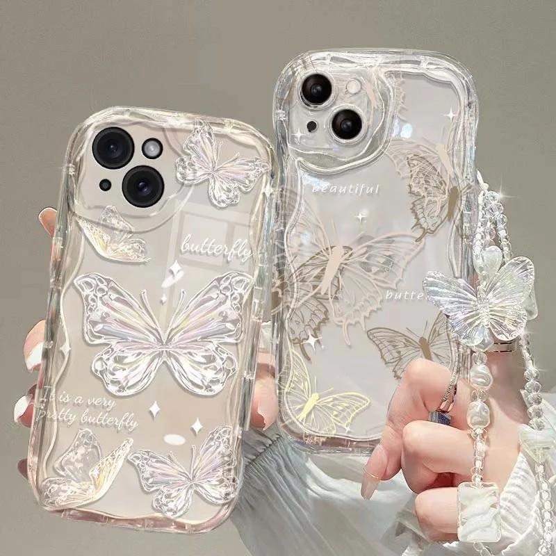 Capa iPhone Borboleta 3D: Estilo e Proteção!