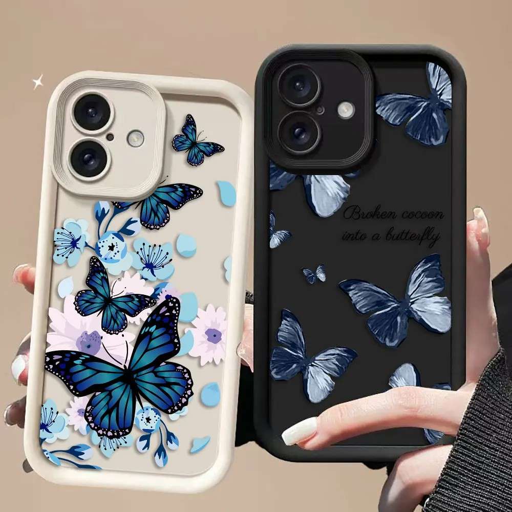 Capa iPhone Borboleta Roxa Retrô