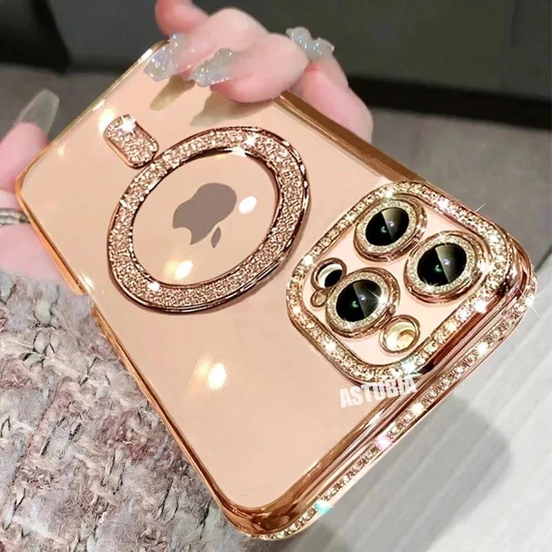 Capa iPhone com Glitter e Carregamento