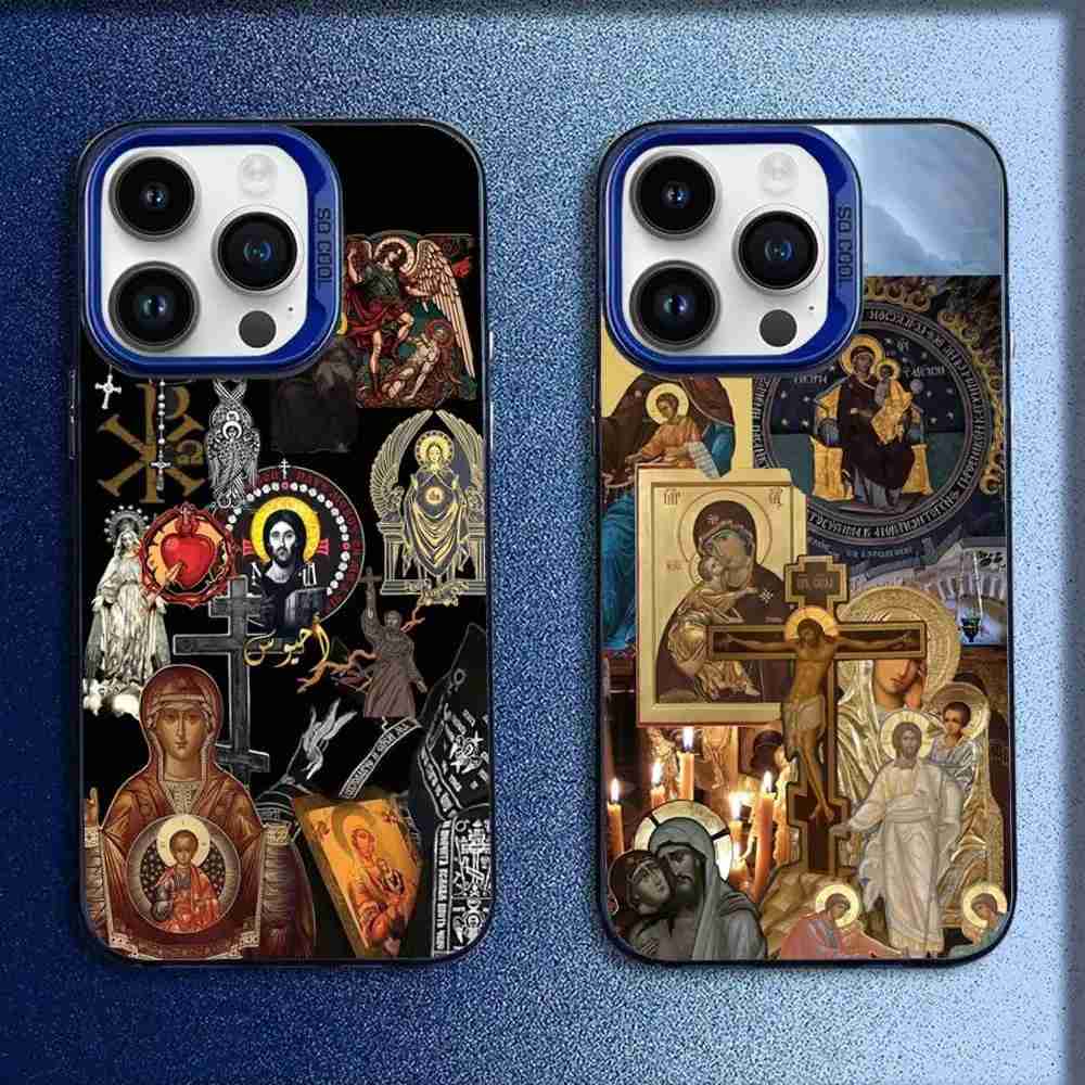 Capa iPhone Cruz Ortodoxa: Estilo e Proteção!