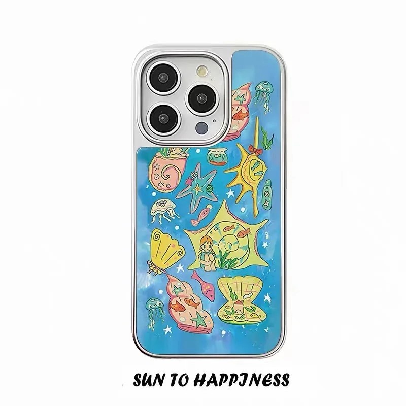 Capa iPhone Estilo Oceano: Elegância e Proteção
