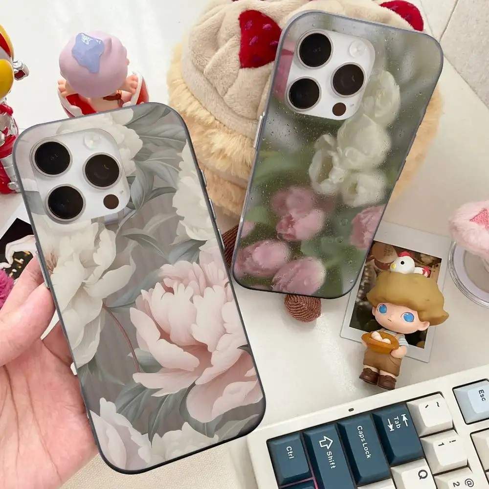 Capa iPhone: Floral Estética Proteção Total