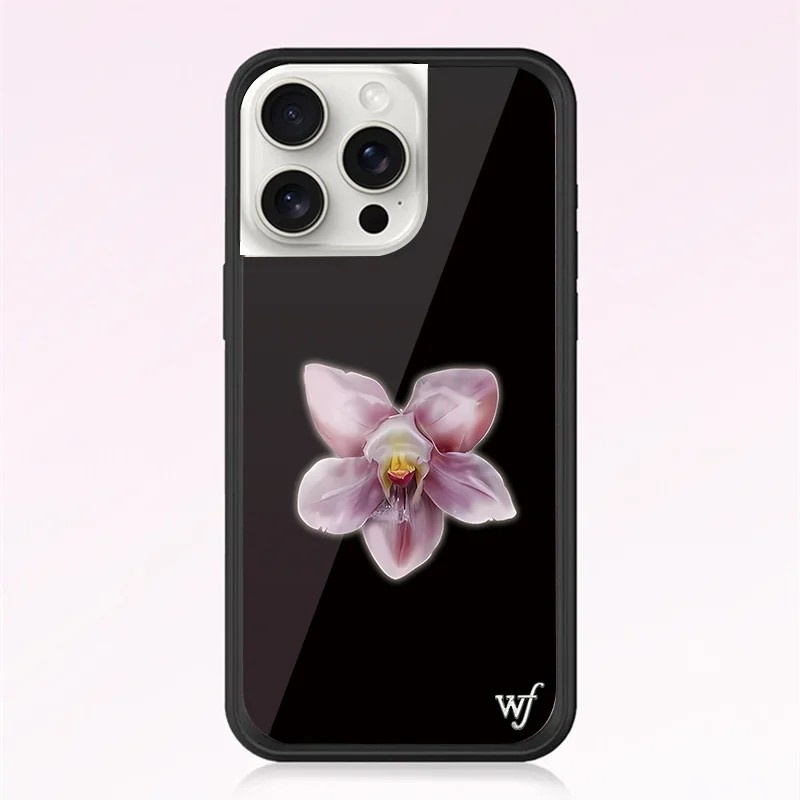 Capa iPhone Flores 3D: Orquídeas Desabrochando