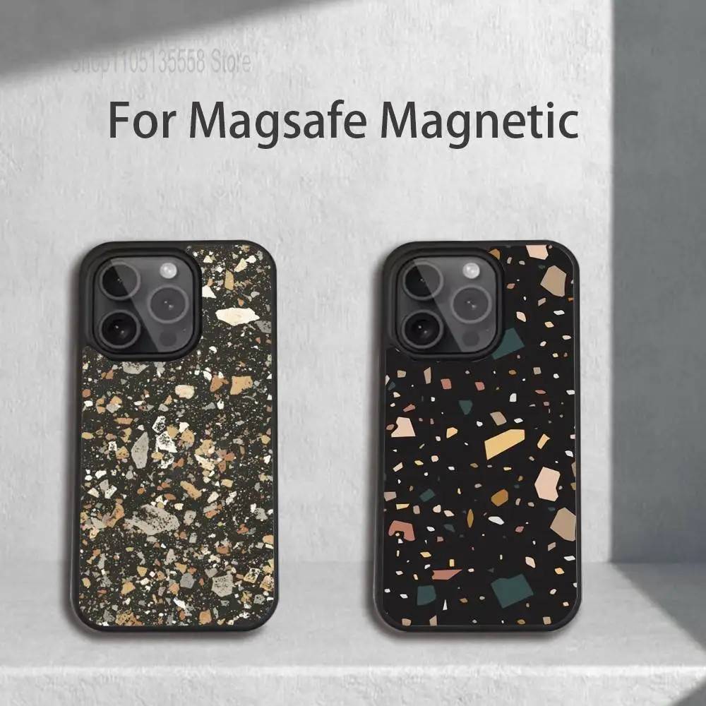 Capa iPhone Magsafe: Design Terrazzo e Proteção!