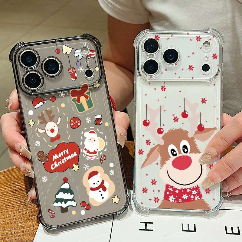 Capa iPhone Natal Alce: Proteção e Estilo!