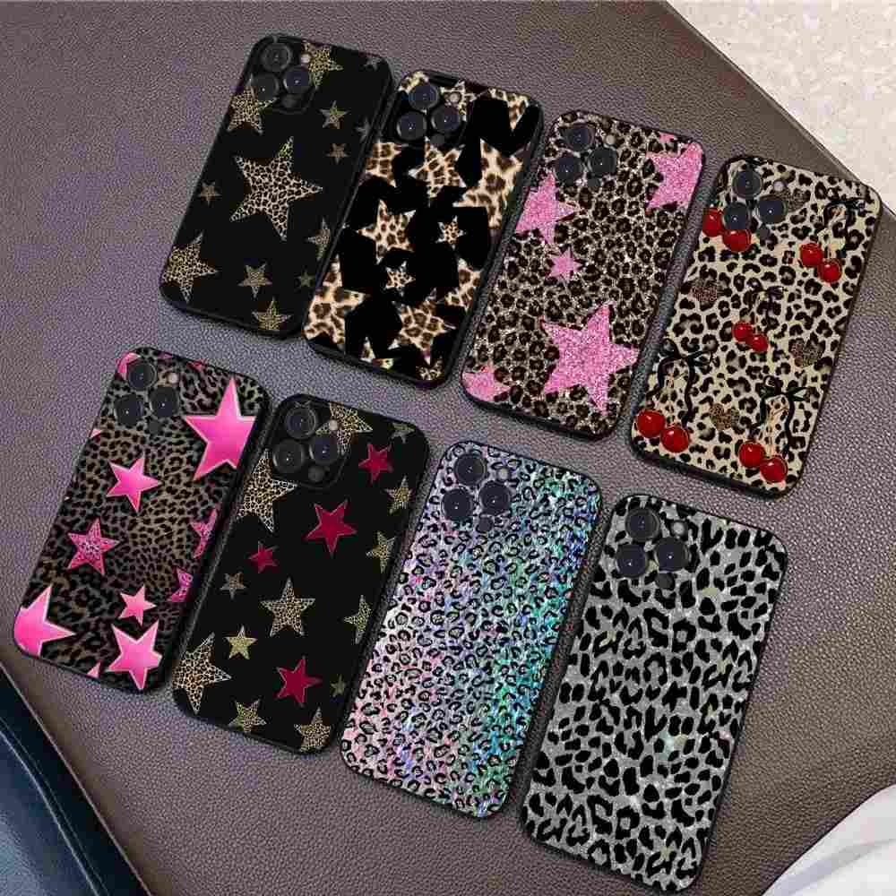 Capa iPhone: Onça Leopardo e Estrelas ✨