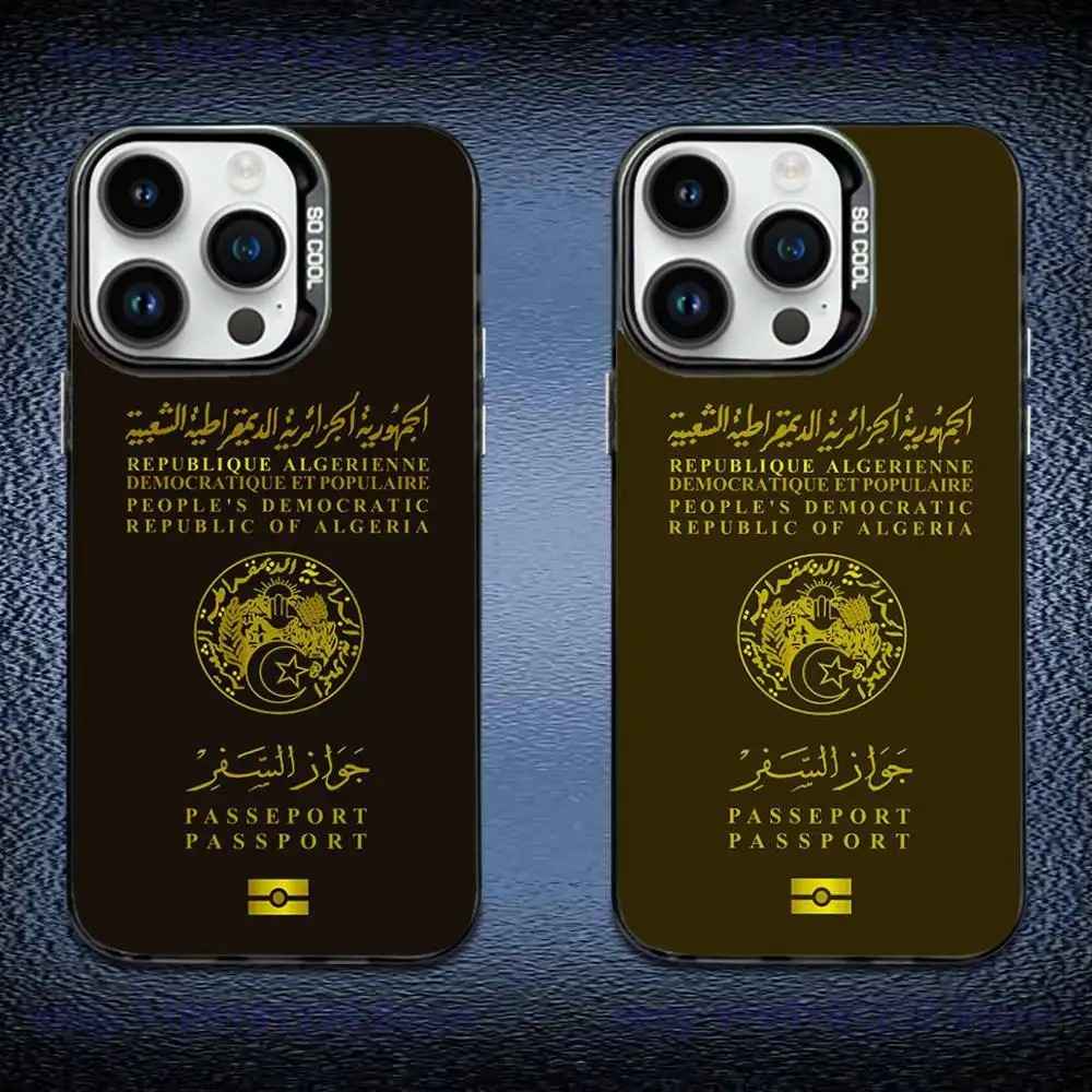 Capa iPhone Passaporte Argelino: Estilo e Proteção!