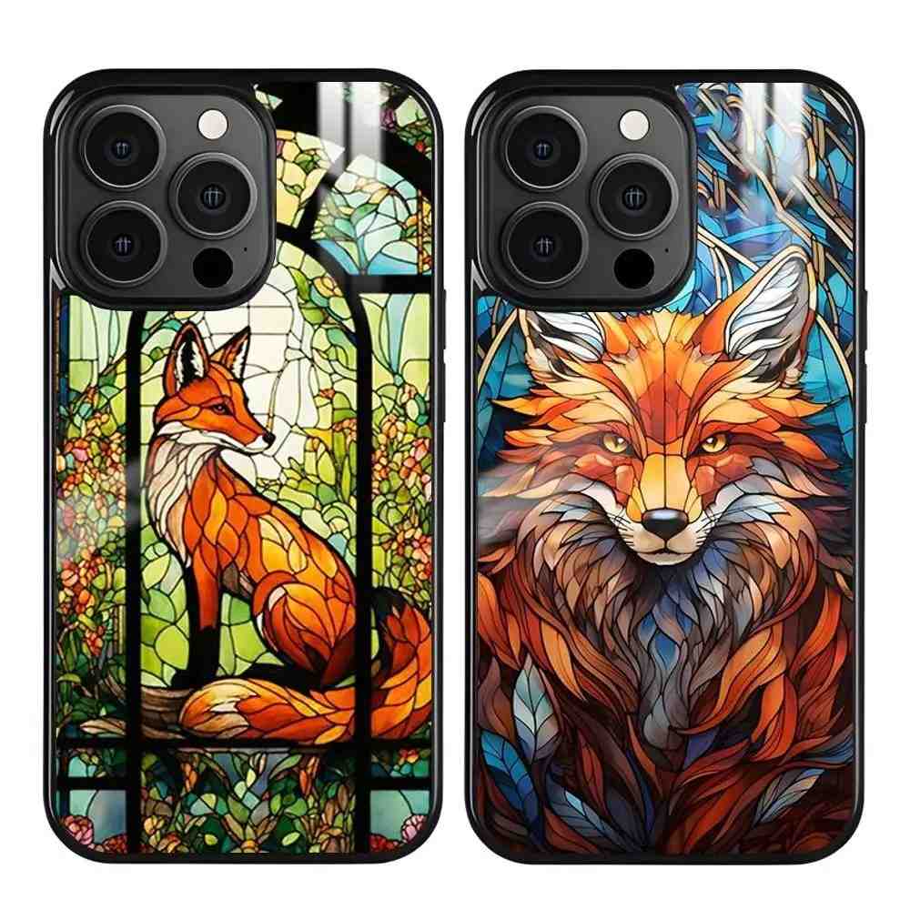 Capa iPhone: Raposa Vitral Magsafe 🦊