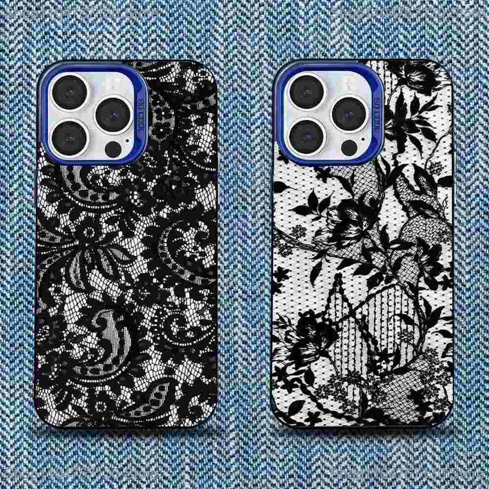 Capa iPhone: Renda Vintage Elegante