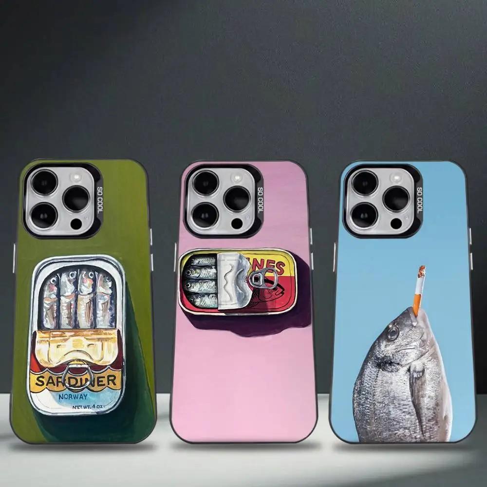 Capa iPhone Sardinhas Divertidas 🐟