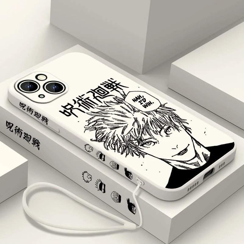 Capa Jujutsu Kaisen: Gojo e Sukuna para iPhone