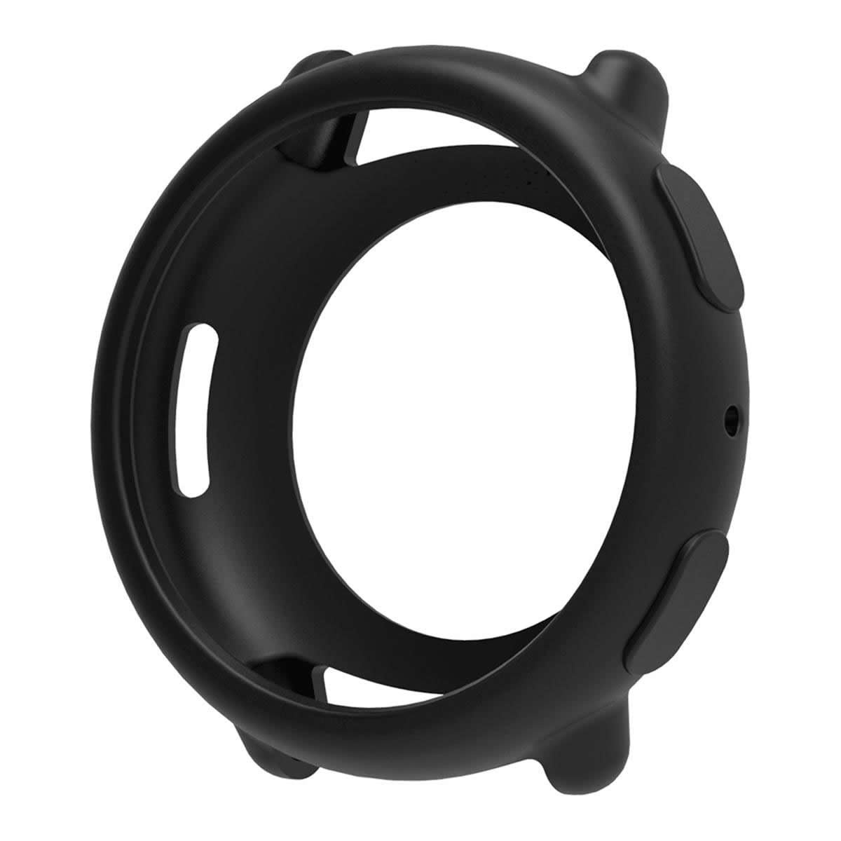 Capa Bumper Case Vazada LTimports para Amazfit Active 2 A2437 - Proteção Estilosa (Preta)