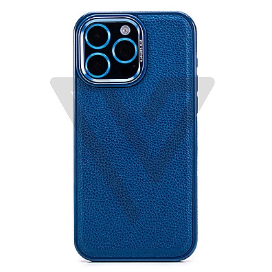 Capa Magsafe de Couro Azul: Proteja seu iPhone com Estilo
