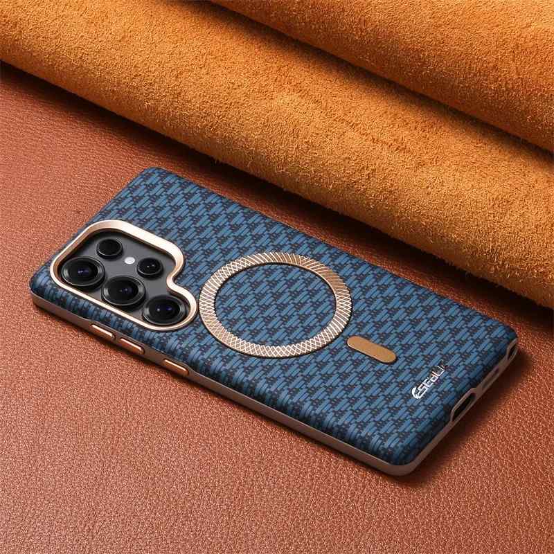 Capa Magsafe Galaxy S25/S24: Luxo e Proteção