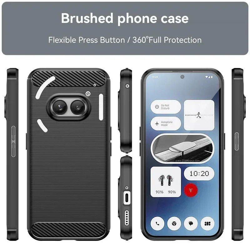Capa Nothing Phone 2A: Fibra de Carbono e Proteção!