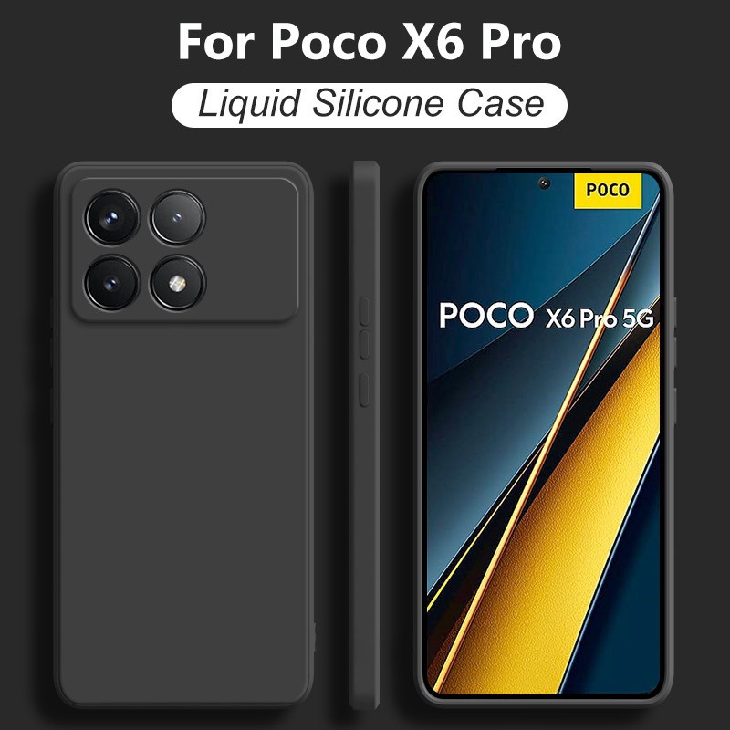Capa Poco X6 Pro: Silicone Líquido e Proteção Total! 🛡️