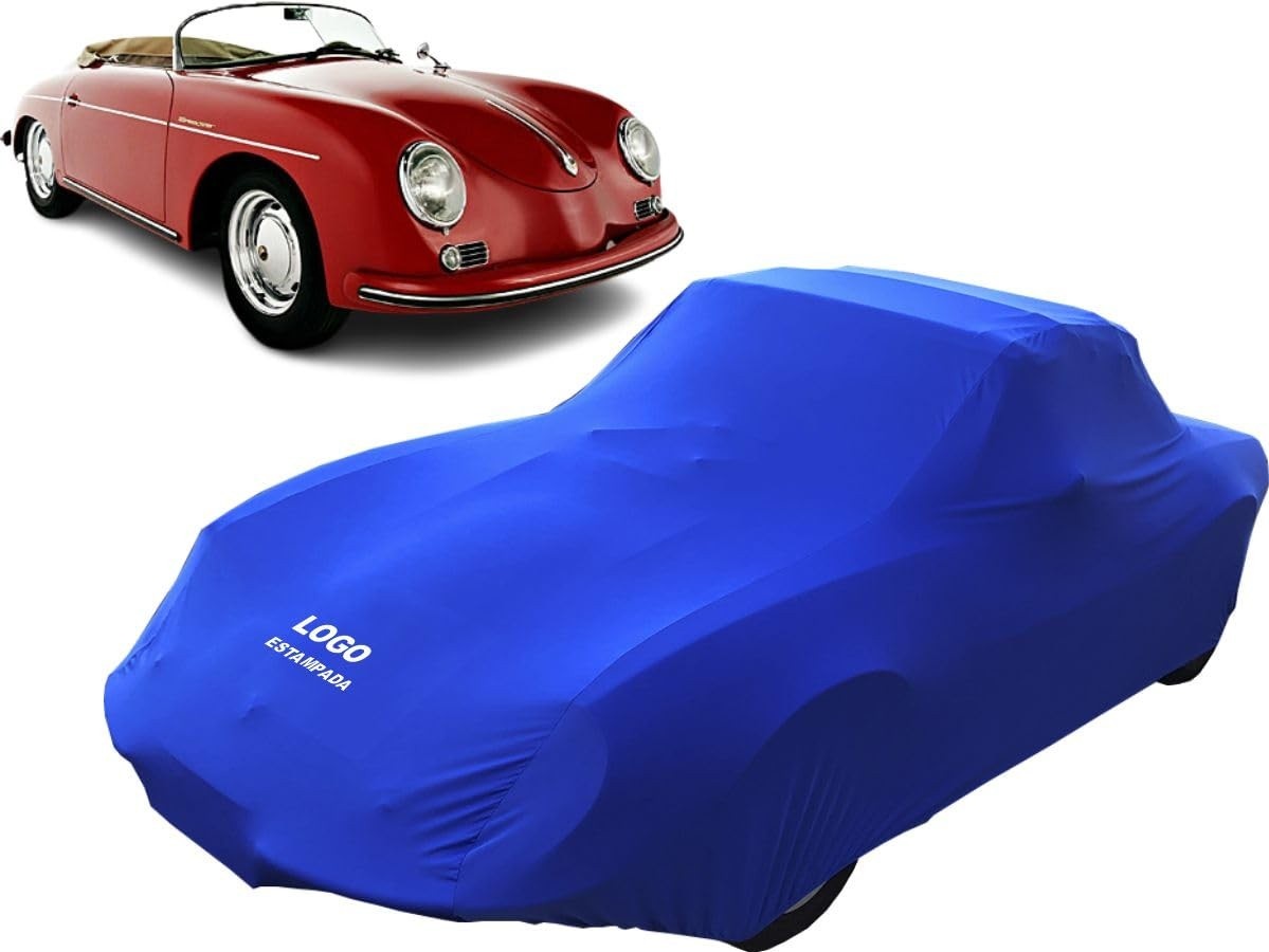 Capa Automotiva Luxo Azul para Porsche 356 Speedster: Proteção Premium