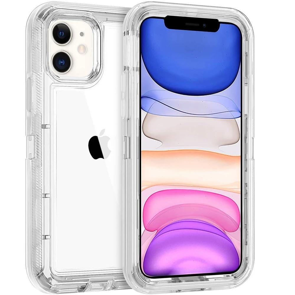 Capa Protetora 3 em 1 para iPhone
