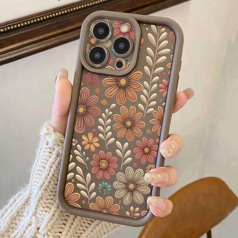 Capa Protetora Floral para iPhone