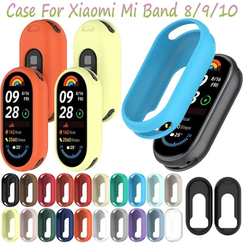 Capa Protetora Mi Band 8/9/10: Silicone Antichoque