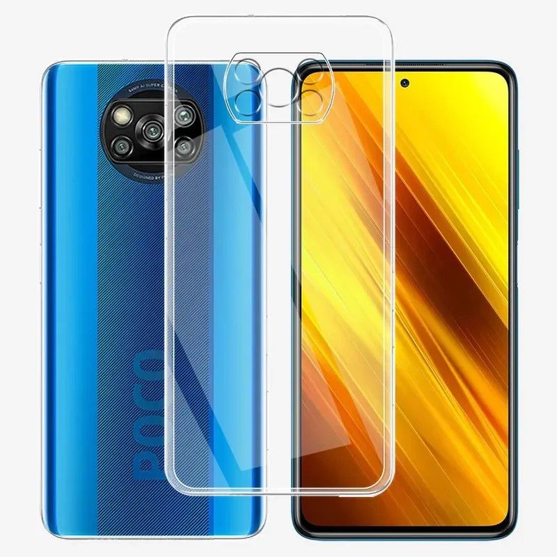 Capa Protetora Poco X3 NFC: Transparente e Antichoque
