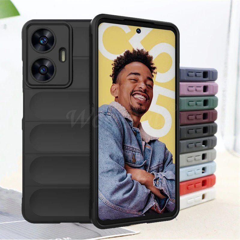 Capa Realme C55: Proteção Antichoque e Estilo!