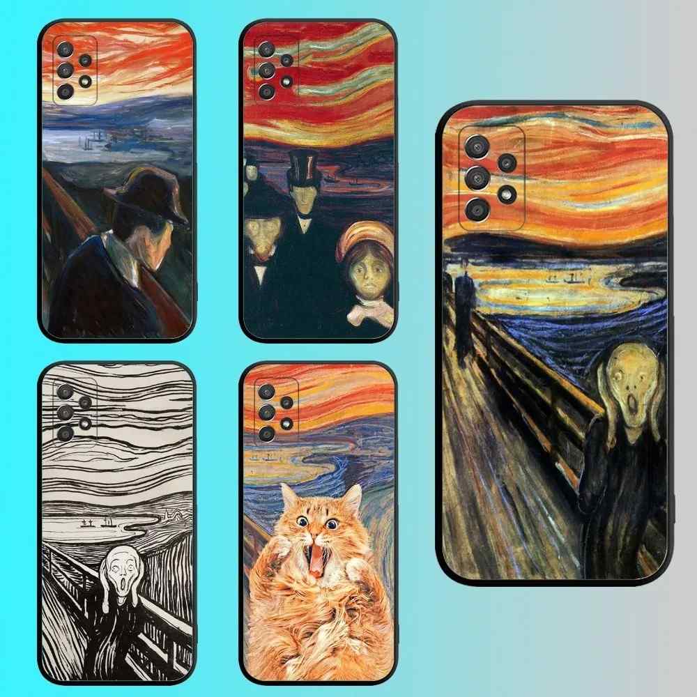 Capa Samsung: Arte de Munch para Seu Celular