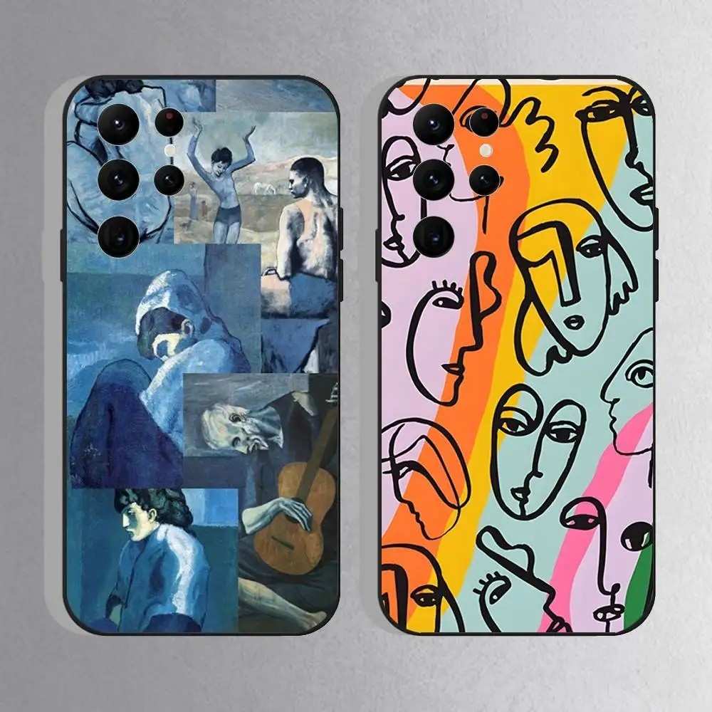 Capa Samsung com Arte Abstrata Picasso