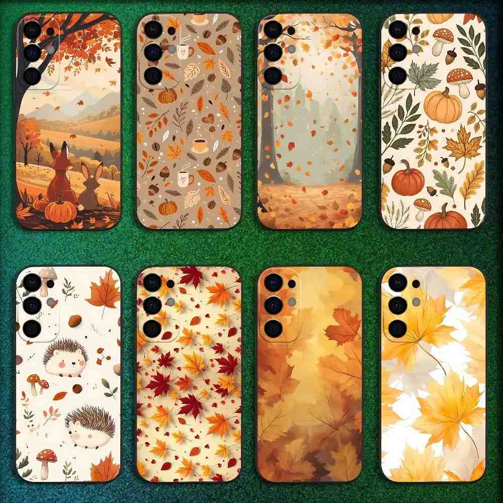 Capa Samsung Folhas de Outono: Estilo e Proteção!