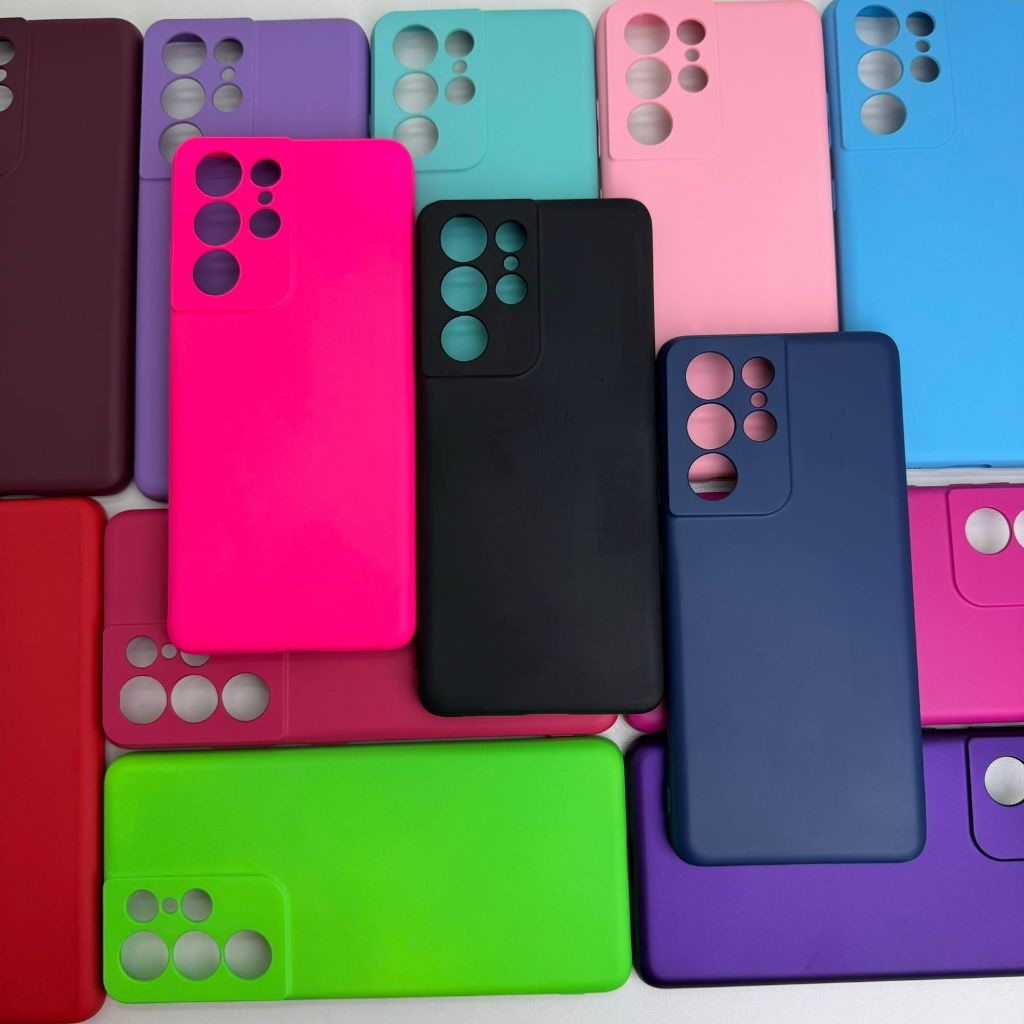 Capa Samsung S21 Ultra Aveludada + Película 3D
