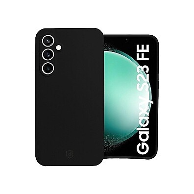 Capa Silicon Premium Preta para Samsung S23 FE – Proteção Real!